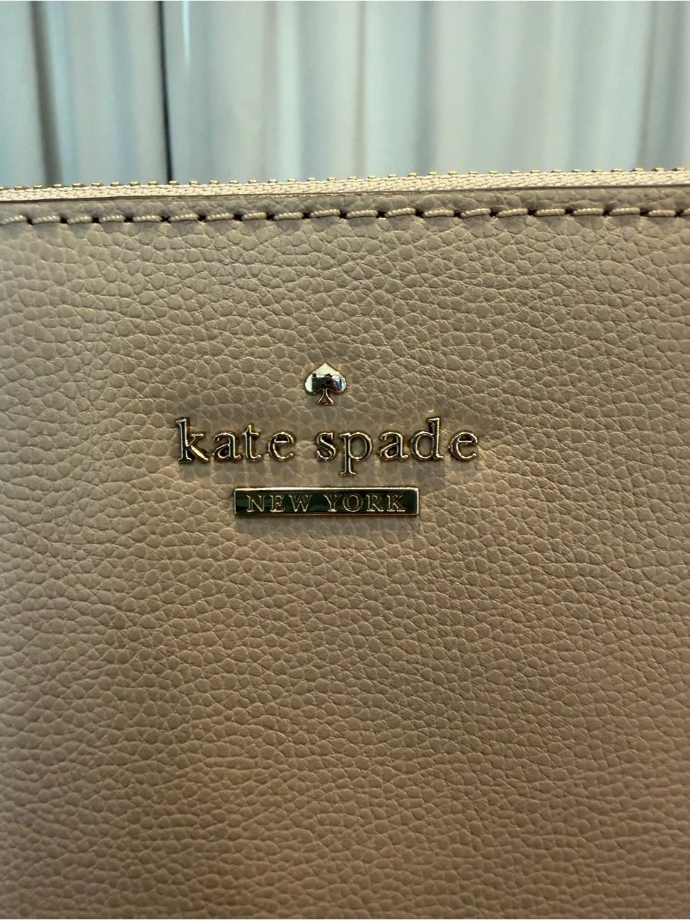 Kate Spade New York Leather Colorblock Zip Tote Purse, Lined